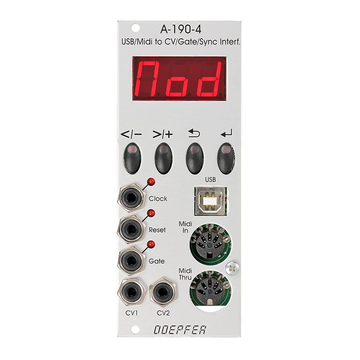 Amazon | Doepfer A-190-4 USB MIDI CV Interface 2 ユーロラック